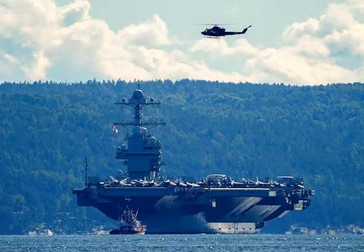 عقب‌نشینی ناو جرالد فورد آمریکا از جنگ با ایران   