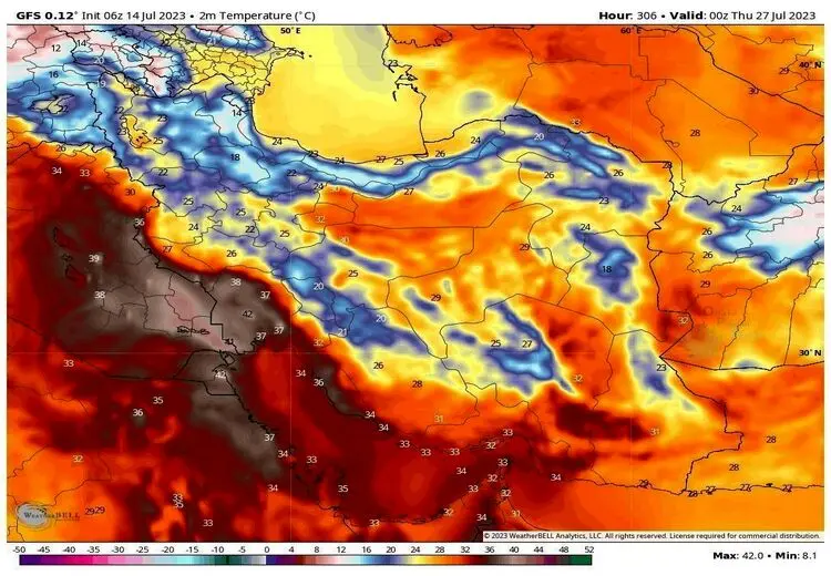 کاهش دما به معنای خنک شدن هوا نیست