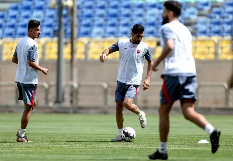 برگزاری تمرین پرسپولیس در 2 گروه