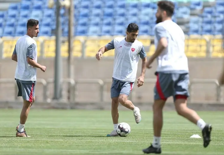 برگزاری تمرین پرسپولیس در 2 گروه