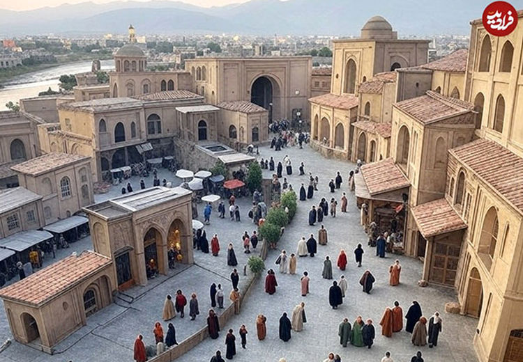 تصاویری از تهران در زمان «کوروش کبیر»