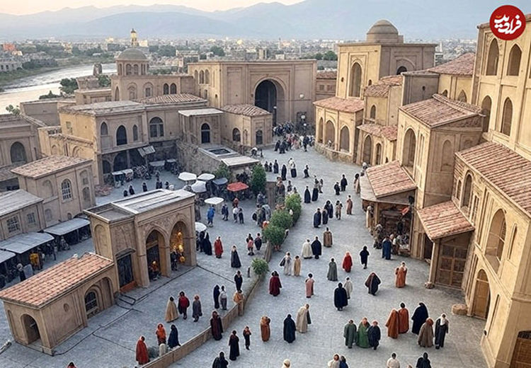 تصاویری از تهران در زمان «کوروش کبیر»