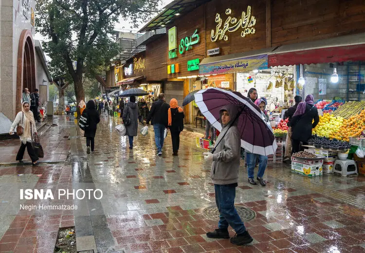 تهران بارانی می‌شود