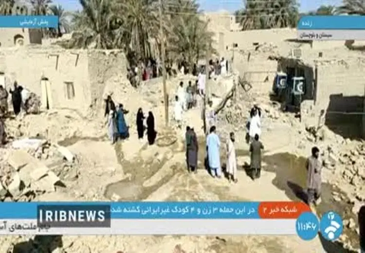 تصاویری از روستای مرزی ایران که مورد هدف پاکستان قرار گرفت
