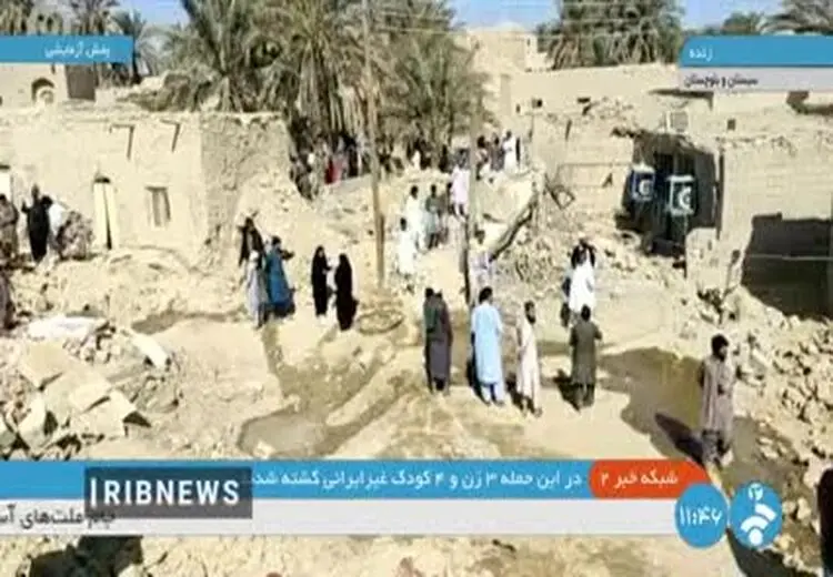 تصاویری از روستای مرزی ایران که مورد هدف پاکستان قرار گرفت
