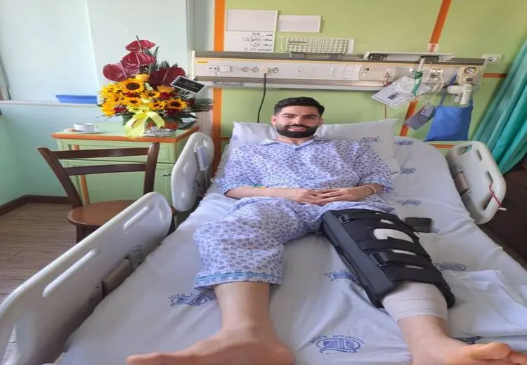 عیادت نماینده سپاهان از یاسین سلمانی 