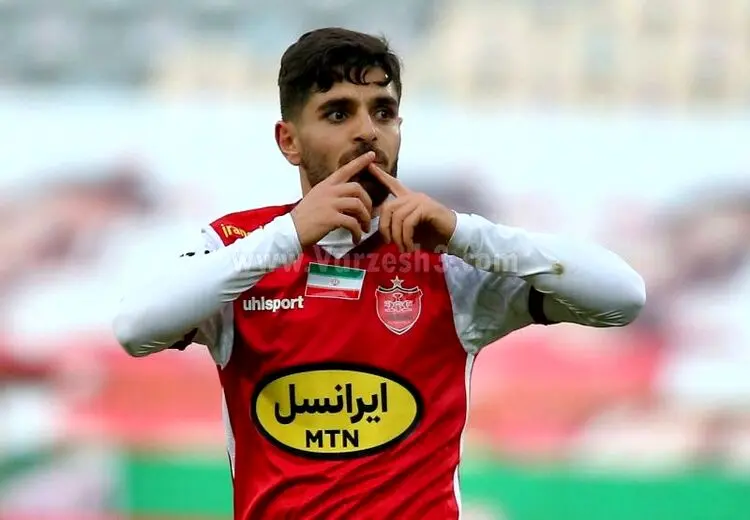 محمد عمری ، در تمرین پرسپولیس! + عکس