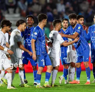 تصاویر بازی استقلال و ملوان