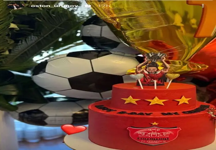 کیک تولد تمام پرسپولیسی اورونوف