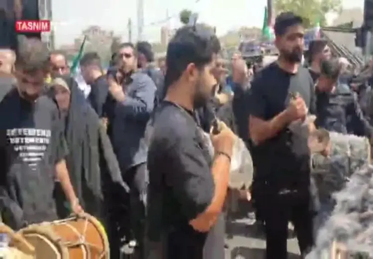 تجلیل از شهدای حمله اسراییل با موسیقی بوشهری در تهران