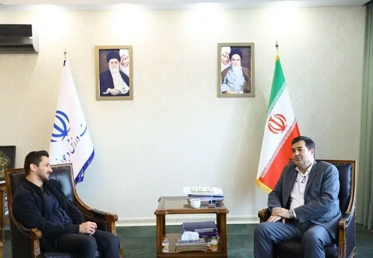دیدار حمید سوریان و احمد دنیامالی با یکدیگر 