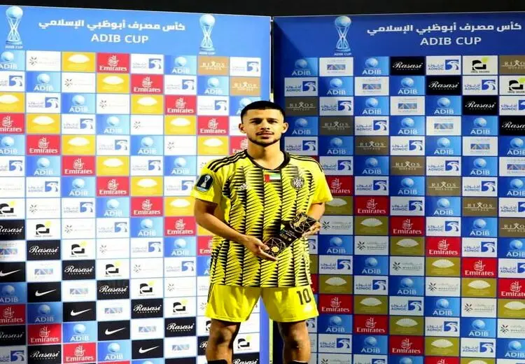 مهدی قائدی بهترین مهاجم لیگ امارات شد