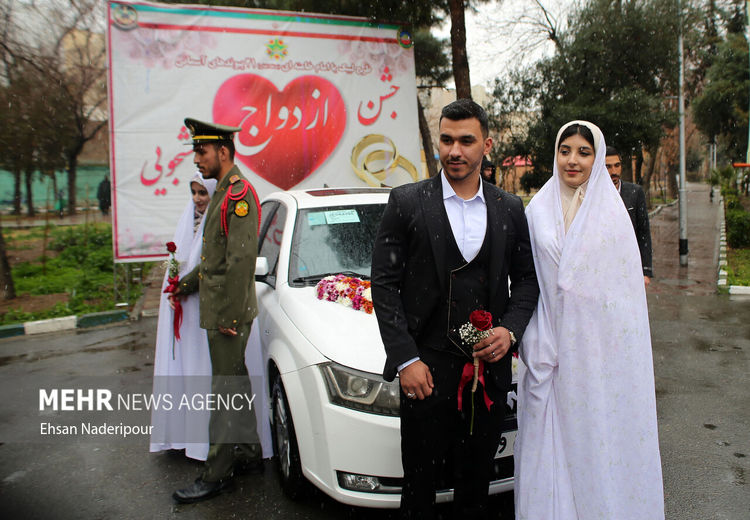 تصاویری از ازدواج دانشجویان دانشگاه افسری امام علی (ع)