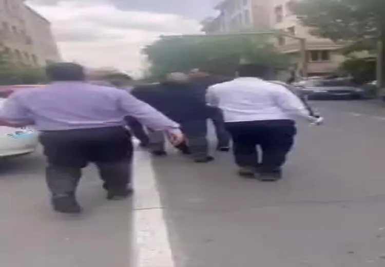 لحظه دستگیری فرد متهم به قتل زهره فکورصبور بازیگر