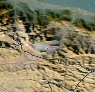 تصاویر ماهواره‌ای ناسا از حریق در جنگل الیت چالوس