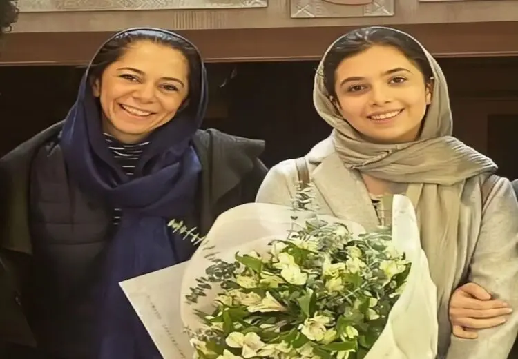 دختر پژمان بازغی و همسر سابقش در یک قاب
