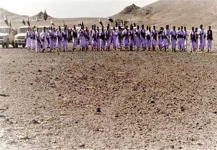 عکسی از گردان انتحاری جیش‌الظلم