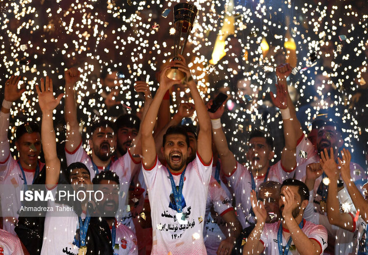 جشن قهرمانی لیگ برتر فوتسال کشور