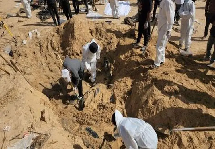  کشف یک گور جمعی دیگر در بیمارستان «ناصر» غزه
