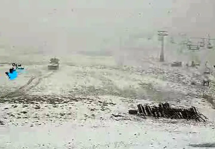 توچال بالاخره برفی شد / فیلم