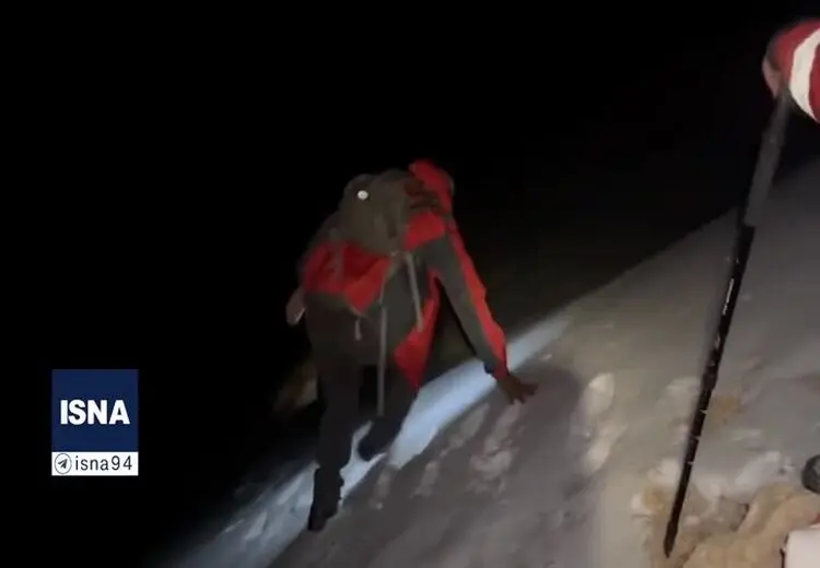  نجات دو کوهنورد گم شده در گرگان پس از ۱۲ ساعت​ + ویدیو