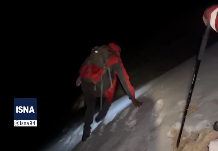  نجات دو کوهنورد گم شده در گرگان پس از ۱۲ ساعت​ + ویدیو