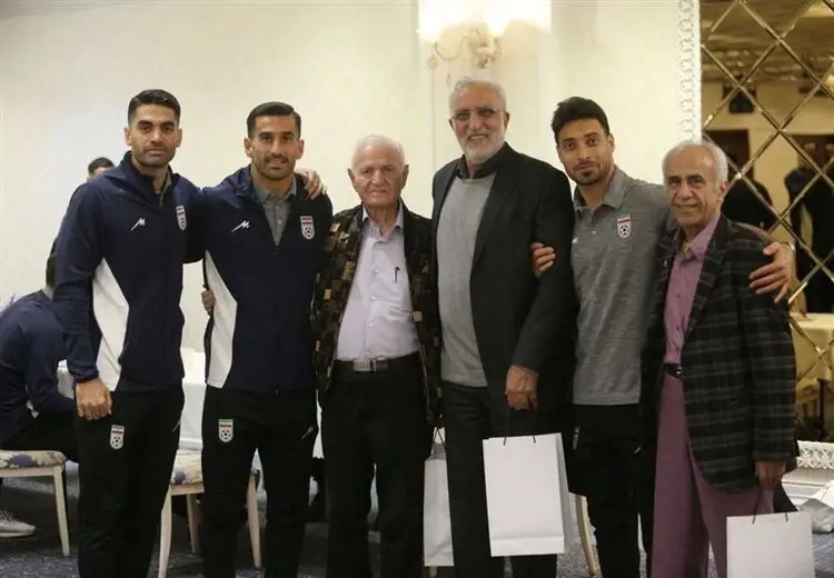 حضور پیشکسوتان در اردوی تیم ملی + عکس