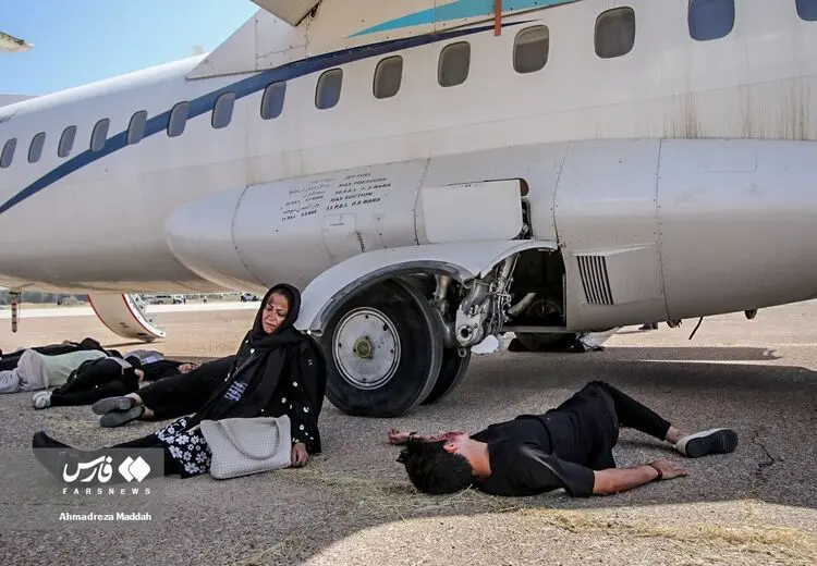 مانور عجیب در فرودگاه شیراز! 