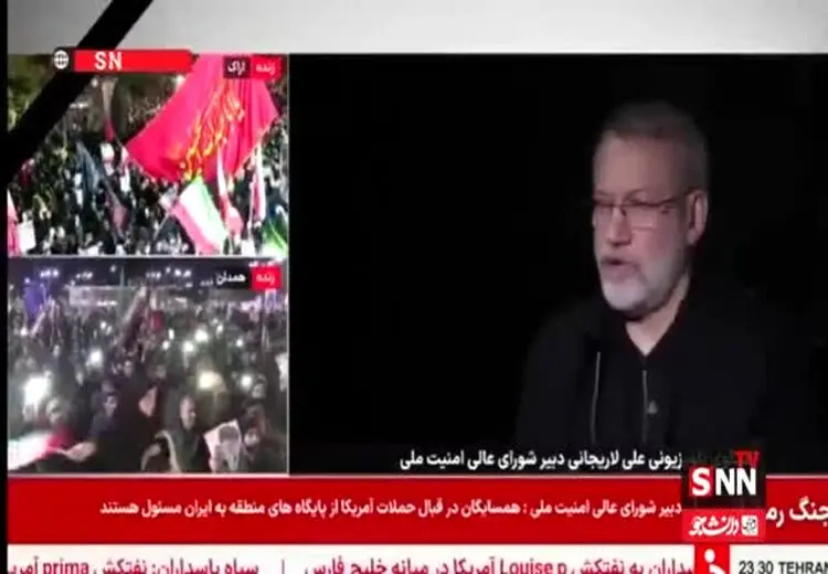 واکنش لاریجانی به سو استفاده ترامپ از سخنان پزشکیان رییس جمهور 