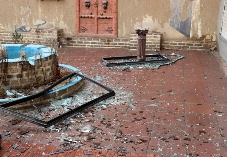 آسیب به کاخ‌موزه سلیمانیه در پی حملات هوایی اسراییل در کرج + عکس