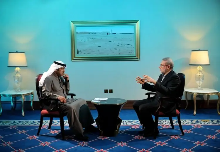 لاریجانی: [امریکایی‌ها] در مذاکره گفته‌اند که فقط راجع به مساله هسته‌ای صحبت می‌کنیم و نه چیز دیگر / نفوذ اسرائیل در ایران آنقدر هم نبود که تبلیغ کردند