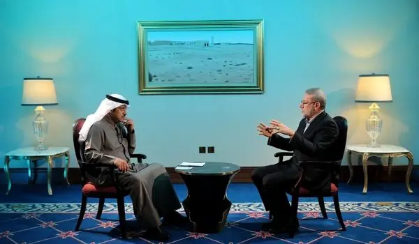 لاریجانی: [امریکایی‌ها] در مذاکره گفته‌اند که فقط راجع به مساله هسته‌ای صحبت می‌کنیم و نه چیز دیگر / نفوذ اسرائیل در ایران آنقدر هم نبود که تبلیغ کردند