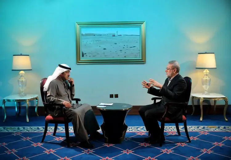 لاریجانی: [امریکایی‌ها] در مذاکره گفته‌اند که فقط راجع به مساله هسته‌ای صحبت می‌کنیم و نه چیز دیگر / نفوذ اسرائیل در ایران آنقدر هم نبود که تبلیغ کردند