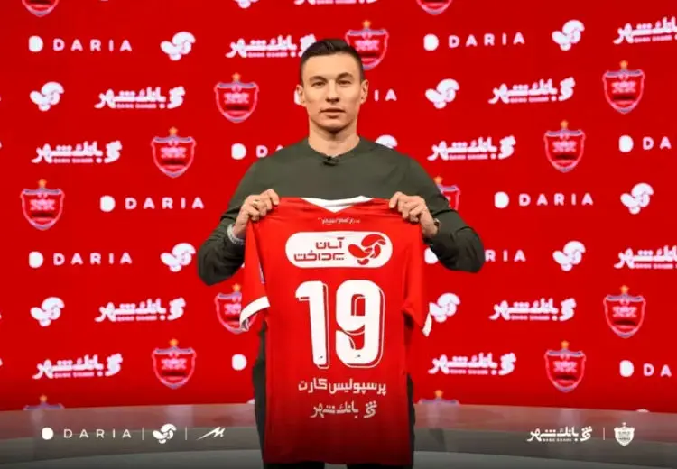 مهاجم تازه وارد در جمع پرسپولیسی‌ها + عکس