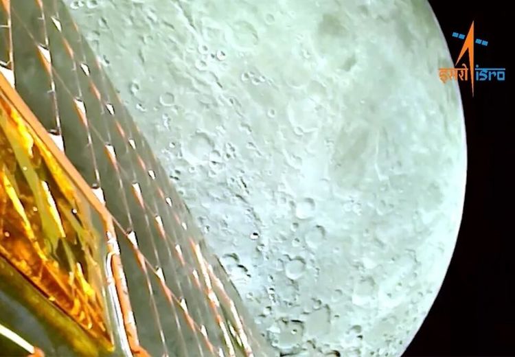 عکس شگفت‌انگیز فضاپیمای هندی از ماه 