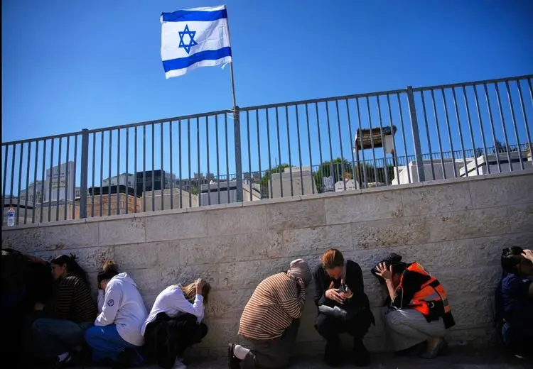 تصاویر ترس اسراییلی‌ها از موشک‌های ایرانی