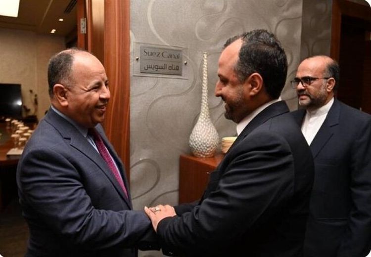 دیدار خاندوزی با وزیر دارایی مصر در قاهره