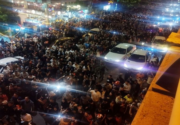 جشن تبریزی‌ها پس از پیروزی تراکتور