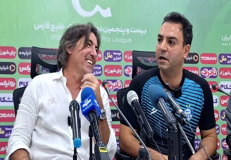 خنده ساپینتو به ادعای مربی مس : جوک گفته!