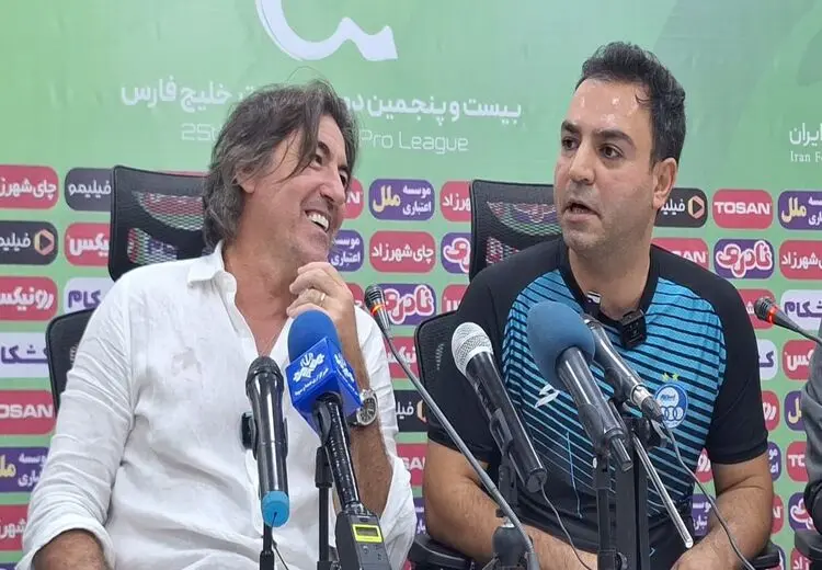 خنده ساپینتو به ادعای مربی مس : جوک گفته!