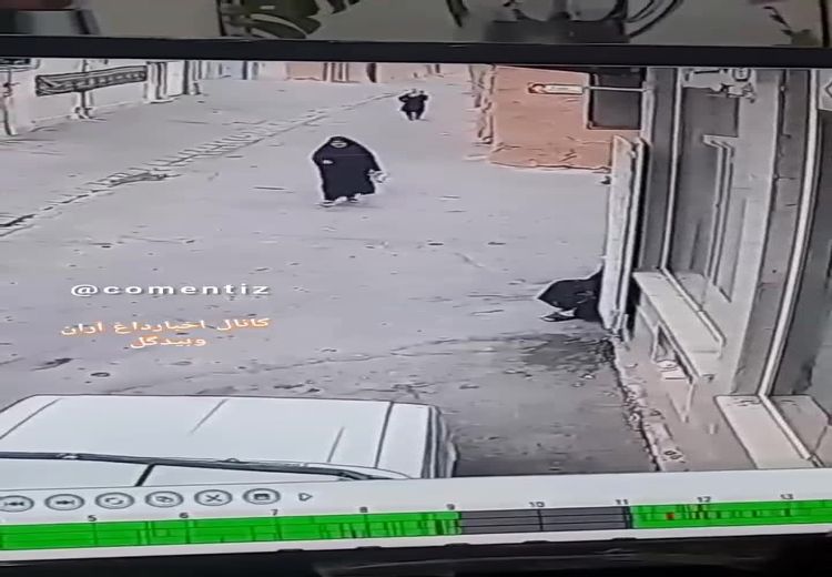 لحظه مرگ یک زن در میمنه در اثر ریزش دیوار قدیمی