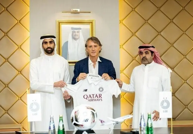 روبرتو مانچینی سرمربی السد قطر شد