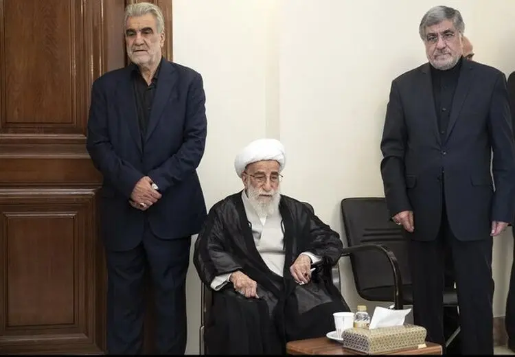 چه کسانی به مراسم ختم همسر آیت‌الله جنتی رفتند؟