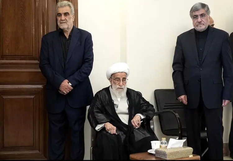 چه کسانی به مراسم ختم همسر آیت‌الله جنتی رفتند؟