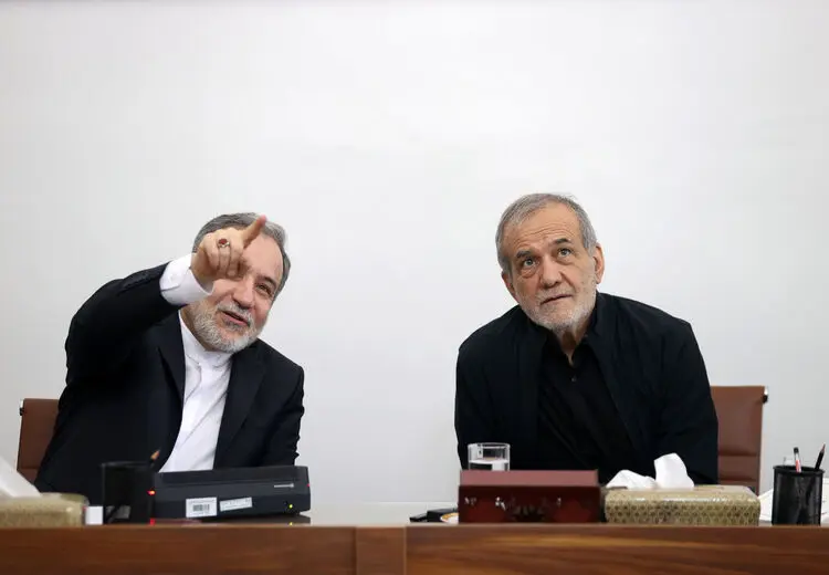 حضور پزشکیان در وزارت خارجه ایران
