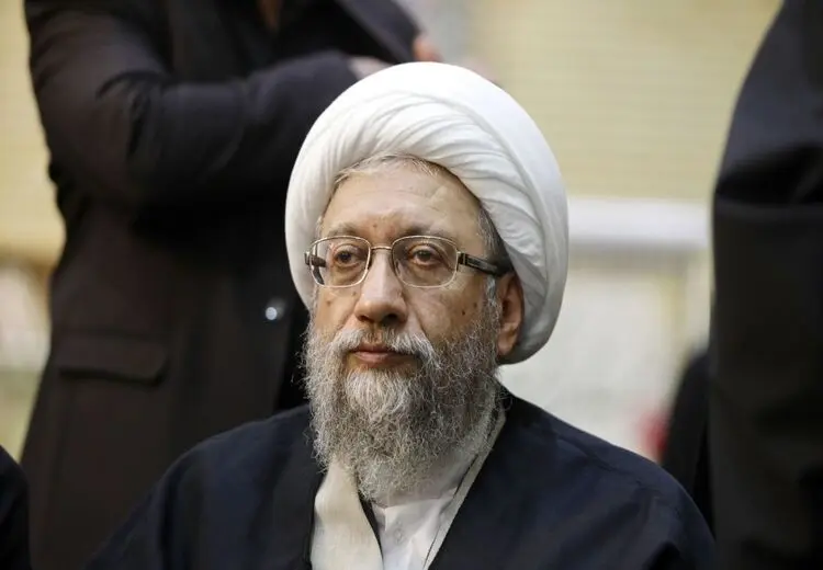 حضور آملی لاریجانی در خانه ابراهیم رییسی