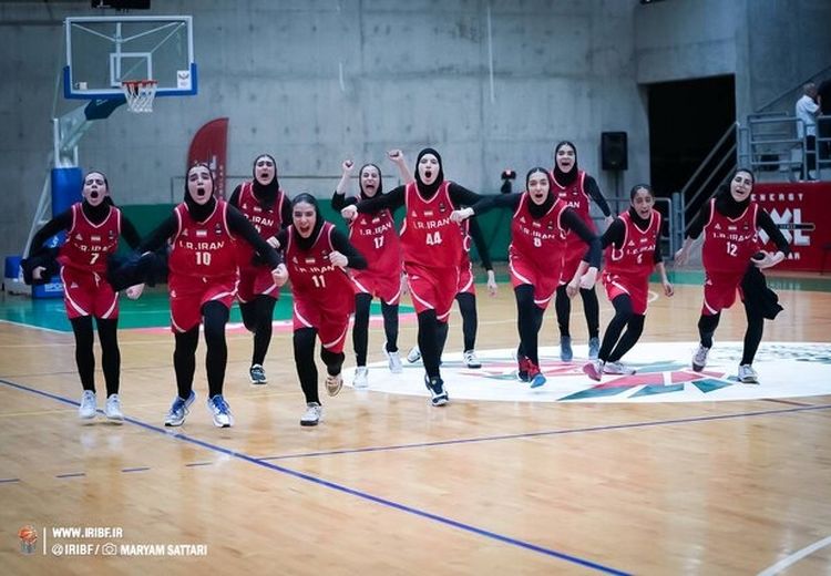 دومین برد دختران بسکتبال ایران در غرب آسیا و صعود به فینال