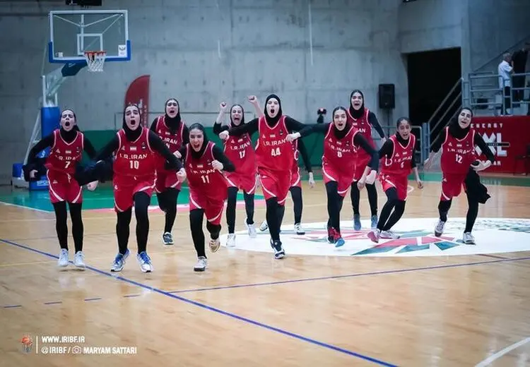 دومین برد دختران بسکتبال ایران در غرب آسیا و صعود به فینال