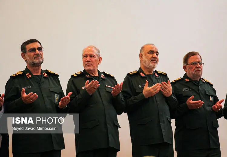فرماندهان سپاه در اختتامیه همایش ملی فرصت‌ها و تهدیدهای نوپدید دریایی