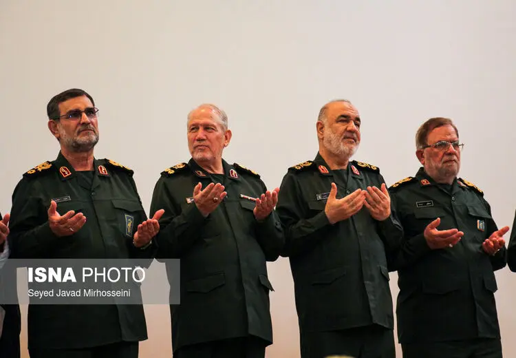 فرماندهان سپاه در اختتامیه همایش ملی فرصت‌ها و تهدیدهای نوپدید دریایی